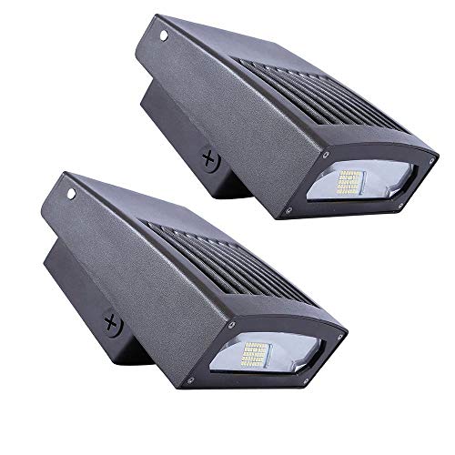 Product Cover 30W LED Wall Pack Light, 0-90° Adjustable Lamp Body, 3300LM, 5000K Daylight, 200 Watt HPS/HID Replacement, Outdoor LED Security Lighting with Wide Lighting Range, 10 Years Warranty (2-Pack)