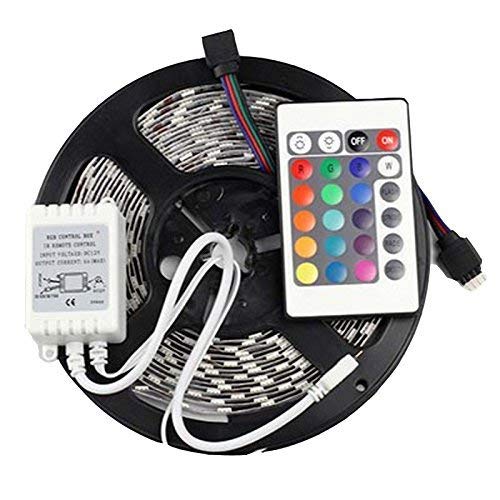 Product Cover Mufasa 5050 300LED Non-Waterproof Strip Multicolored with 24 Key Remote and Adapter