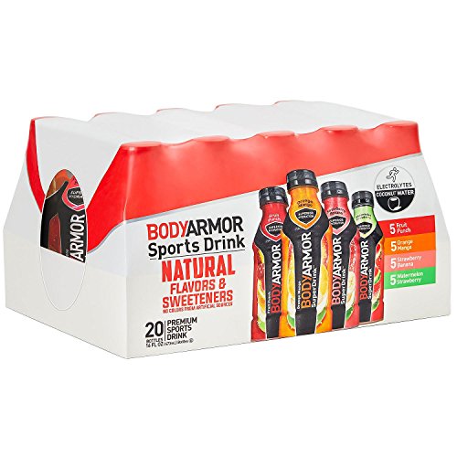 Product Cover BodyArmor Sport Drink Variety Pack 4 Flavors Bottles (Pack Of 20) 16 Fl Oz, 320 Fl. Oz