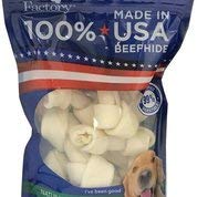 Product Cover Pet Factory 78114 Beefhide Dog Bones 4-5