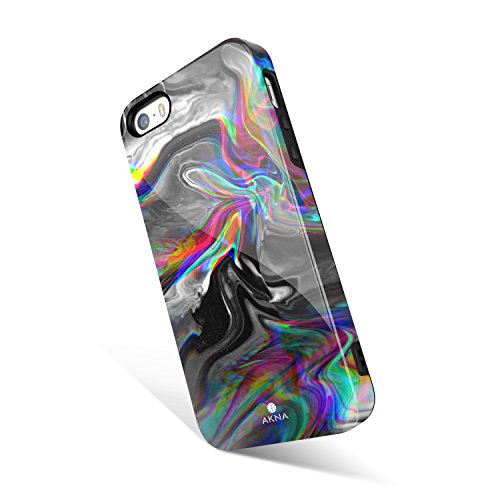 Product Cover iPhone 5 / 5s /SE case for Girls, Akna Get-It-Now Collection High Impact Flexible Silicon Cover for iPhone5/5s/SE [Dreaming Marble] (1246-U.S)