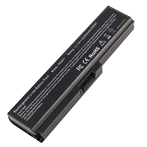 Product Cover Battery for Toshiba L675 L750 L700 L755 P755 P750 C655 A655 A665 C655D L755D L755-s5167 L755-s5170 L755-s5175 L755-s5213 Satellite, Replace with Toshiba Battery PA3817U-1BRS PA3818U-1BRS