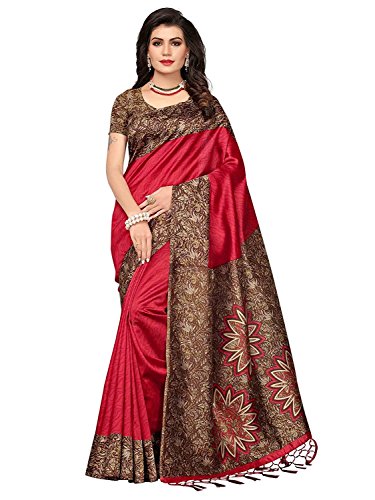 Product Cover Shreeji Designer Women's Chanderi Cotton Embroidered Saree with Blouse Piece(VS-2246-1_Off White_Free Size)