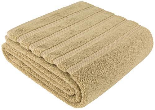Product Cover American Soft Linen Premium, Luxury Hotel & Spa Quality, 35x70 Extra Large Jumbo Size Bath Towel, Bath Sheet Cotton for Maximum Softness and Absorbency, [Worth $34.95] Sand Taupe