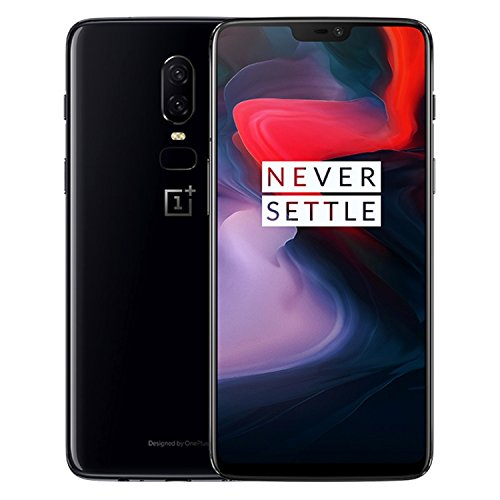 Product Cover OnePlus 6 A6000 64GB/6GB Mirror Black - Dual Back Cameras, Face & Fingerprint Identification, 6.28
