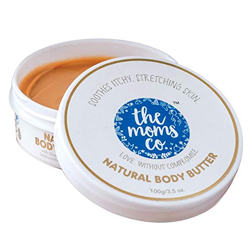 Product Cover The Moms Co. Natural Body Butter (100 g) for Stretch Marks, Dry Skin and Itchy Skin with Shea and Cocoa Butter