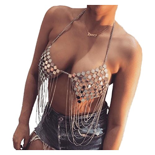 Product Cover MineSign Sexy Chain Necklace Fashion Womens Body Jewelry Bra for Bikini Summer Beach Party Dress