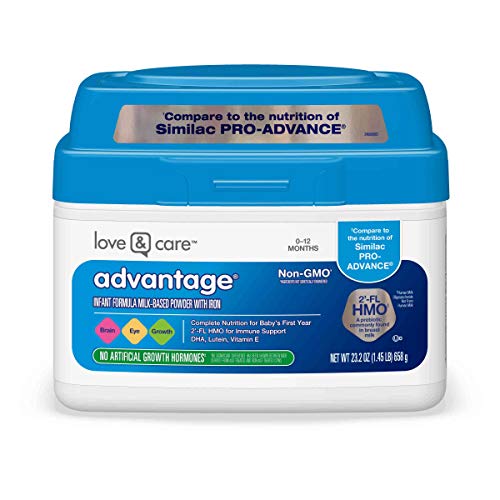 Product Cover Love & Care Advantage Infant Formula Milk-based Powder With Iron Non-gmo, 23.2 Ounce