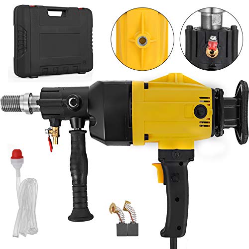 Product Cover Happybuy Diamond Core Drilling Machine 6 Inch 160 mm Handheld Diamond Core Drill Rig Variable Speed Wet Dry Core Drill Rig for Diamond Concrete Drilling Boring(6