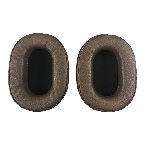 Product Cover Replacement Ear Pads Earpads Cushion for Audio-Technica ATH-MSR7 ATH-MSR7BK ATH-M50x ATH-M40X ATH-M30 ATH-M50 ATH-M50s Headphone (Brown)