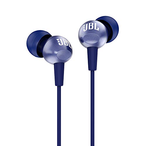 Product Cover JBL C200SI Super Deep Bass in-Ear Headphones with Mic (Mystic Blue)