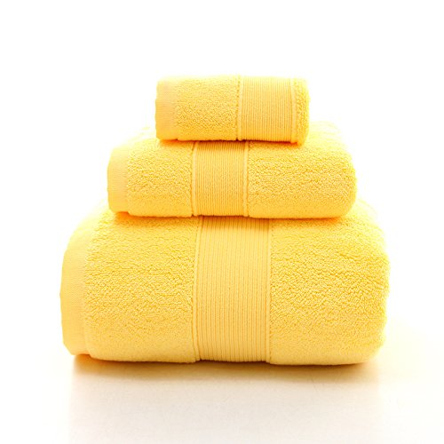 Product Cover tengsun 3-Piece Set | Premium Bath Towels - 100% Cotton - for Towels Home, Bathroom, Kitchen and Hotel Spa