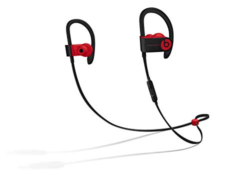 Product Cover Powerbeats3 Wireless Earphones - Apple W1 Headphone Chip, Class 1 Bluetooth, 12 Hours Of Listening Time, Sweat Resistant Earbuds - Defiant Black-Red