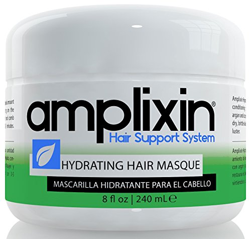 Product Cover Amplixin Hydrating Hair Mask - Deep Conditioner Hair Treatment With Coconut & Argan Oil - Sulfate Free Hair Repair Conditioner For Men & Women With Dry, Damaged Hair, 8Oz