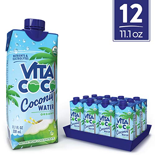 Product Cover Vita Coco Coconut Water, Pure Organic | Naturally Hydrating Electrolyte Drink | Smart Alternative To Coffee, Soda, & Sports Drinks | Gluten Free | 11.1 Oz (Pack Of 12)