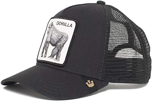 Product Cover Goorin Brothers Animal Farm Snap Back Trucker Hat Black King of The Jungle One Size