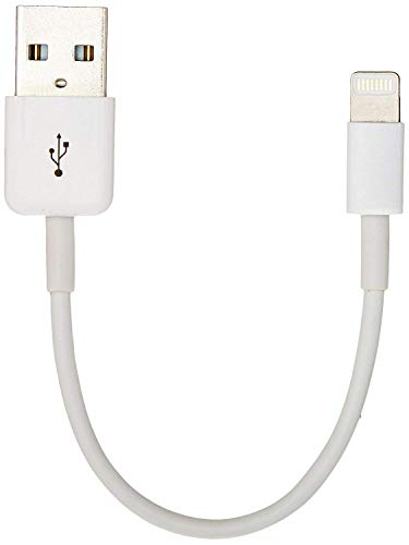Product Cover Classico INFINITO USB Data Sync Short Length Small Power Bank Cable for iPhone X, 7, 8 Plus (White)