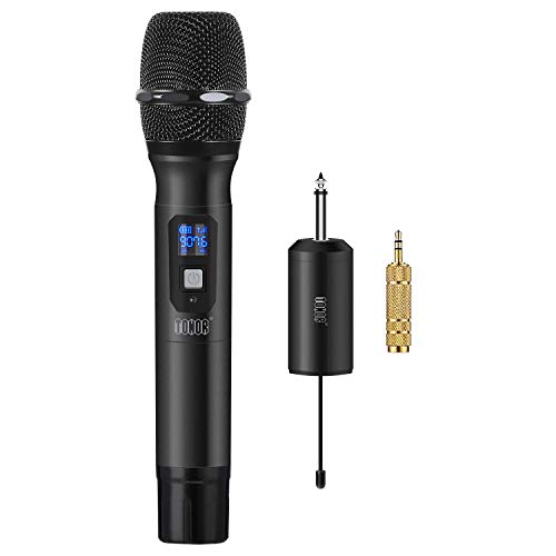 Product Cover TONOR Wireless Microphone Metal Handheld Mic UHF 25 Channel with Mini Receiver 1/4