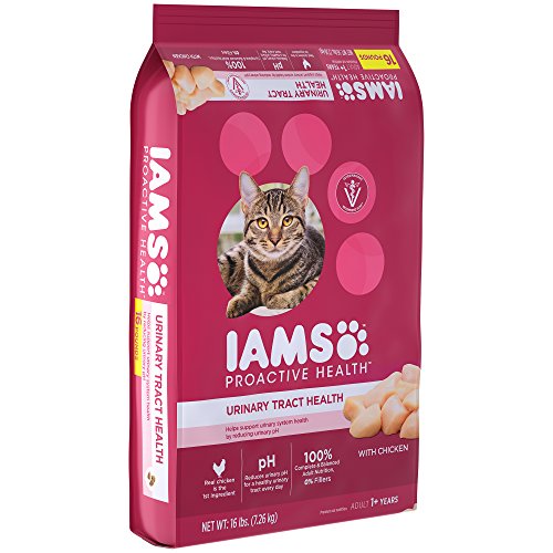 Product Cover Iams Proactive Health Adult Urinary Tract Health Dry Cat Food With Chicken, 16 Lb. Bag