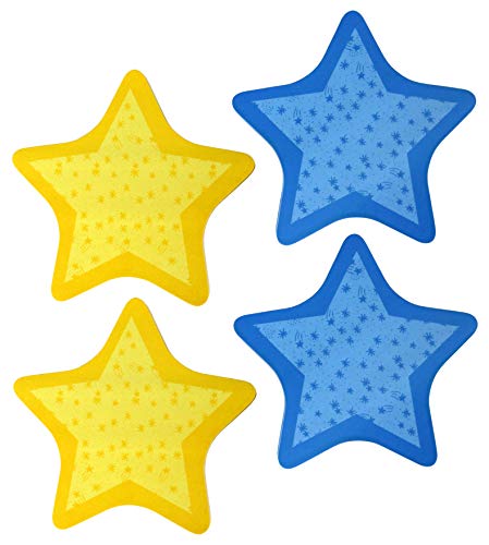 Product Cover Post-it Notes Star-Shaped 50-Sheet Sticky Memo Pads, 4.7 x 4.7 Inch, 4-Pack
