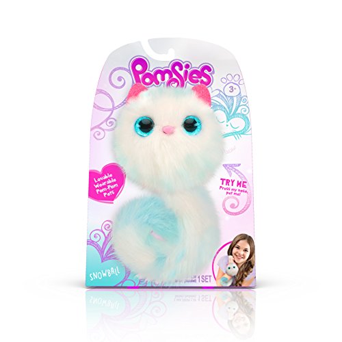 Product Cover Pomsies 1880 Snowball Plush Interactive Toys, One Size, White