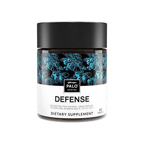 Product Cover Defense | Immune Support ( 60ea)-All Natural Supplement. Immune System Booster with Vitamin C, Zinc and Botanicals (Including Elderberry, Echinacea) Activate Your Health & Wellness |By PALO Nutrition