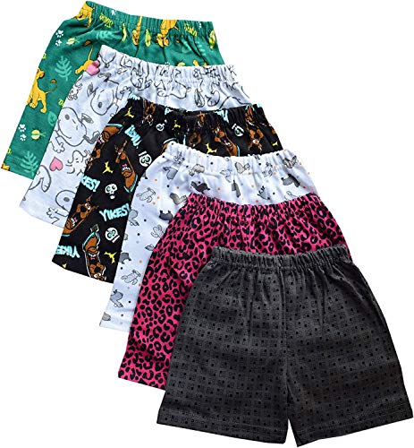 Product Cover Tinchuk Regular Printed Shorts Set of 6 - for Your Little One Multi-Coloured