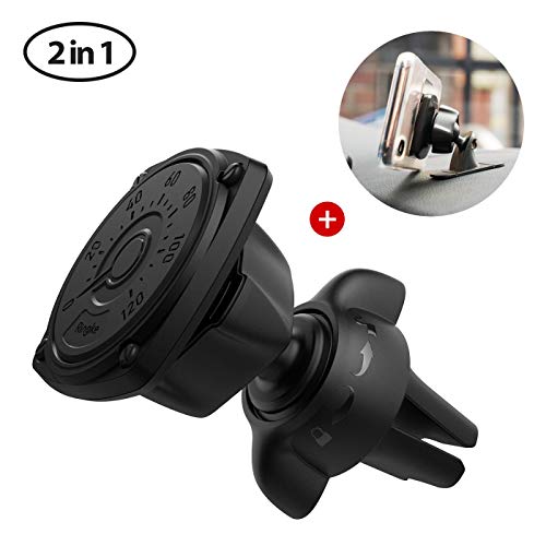 Product Cover Ringke Power Clip Air Vent Car Phone Holder Mount Double Knob Space Saving Technology Premium Magnet Universal Dashboard Stand 2 in 1 Package
