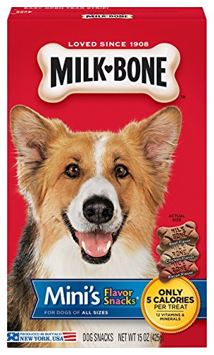 Product Cover Milk-Bone Flavor Snacks for Dogs of All Sizes, (6) 15 Oz. Boxes, Mini