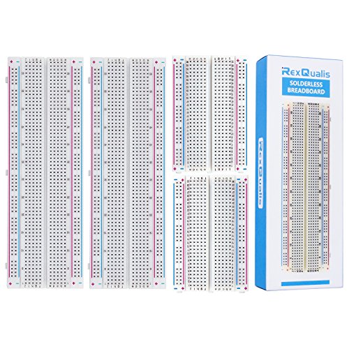 Product Cover 4PCS Breadboards Kit Include 2PCS 830 Point 2PCS 400 Point Solderless Breadboards for Arduino Proto Shield Distribution Connecting Blocks