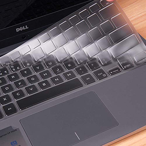 Product Cover Ultra Thin Clear Keyboard Cover for Dell Inspiron 14 5482 5481, Dell Inspiron 13 5000 i5378 5379 & Dell Inspiron 13 7370 7373 7368 7378 & 15.6