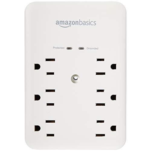 Product Cover AmazonBasics 6 Outlet Wall-Mount Surge Protector