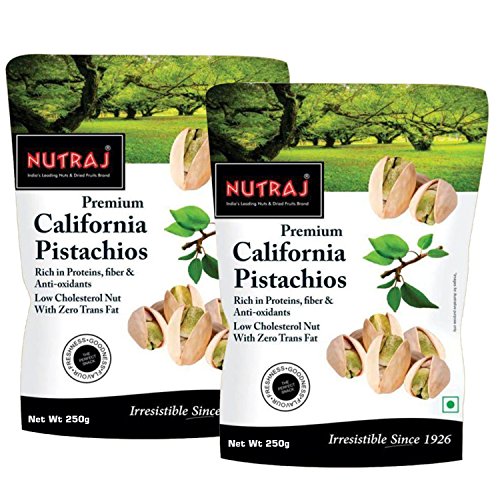 Product Cover Nutraj California Roasted & Salted Pistachios 500g (2 x 250g)
