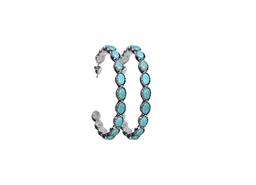 Product Cover Turquoise Bohemian Metal Hoop Fashion Earring