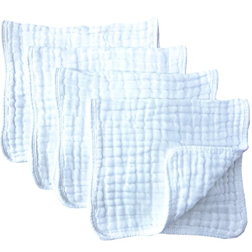 Product Cover Muslin Burp Cloths 4 Pack Large 20