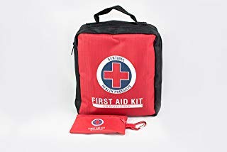 Product Cover Sentinel Health First Aid Kit & Emergency Medical Safety Supplies Bag | All-Purpose 1st Responder/Medic Case | Adventure Hiking, Car, RV, Boat, Office + Free Mini Travel IFAK