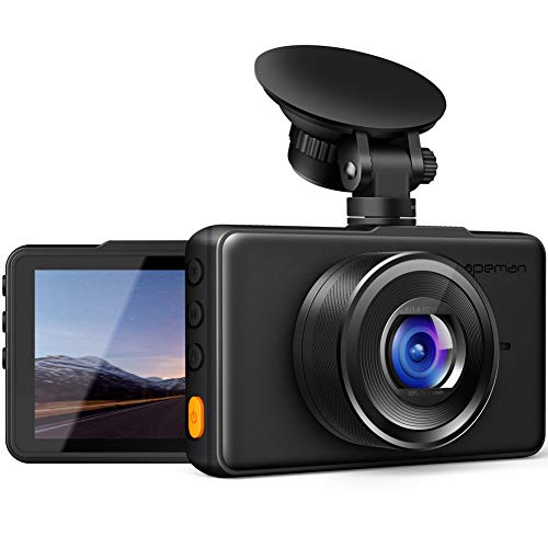 Product Cover APEMAN Dash Cam 1080P FHD DVR Car Driving Recorder 3 Inch LCD Screen 170° Wide Angle, G-Sensor, WDR, Parking Monitor, Loop Recording, Motion Detection