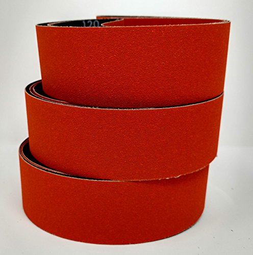 Product Cover Norton Blaze 2x72 3 Pack of 36 Grit Premium Ceramic Sanding Sharpening Belts