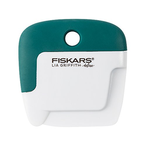 Product Cover Fiskars 119940-1001 Lia Griffith Signature Paper Curler & Scoring Tool, Teal Green/White