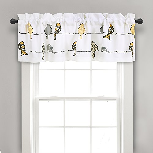 Product Cover Lush Decor Rowley Birds Curtain Valance (Single Panel), 18