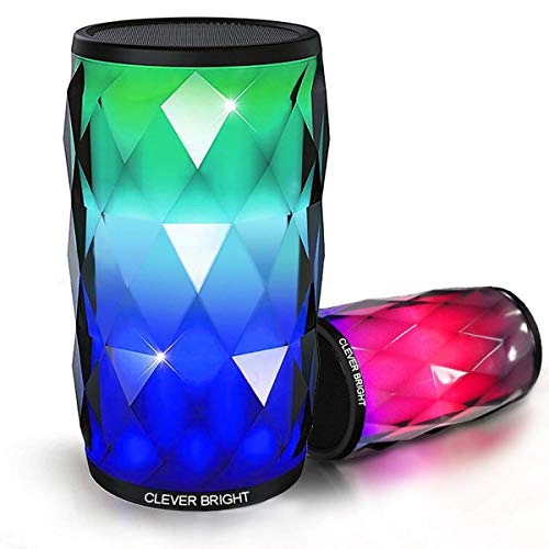 Product Cover Portable Bluetooth Speakers Touch Control LED Lights 6 Light Modes Wireless Speaker HD HiFi Powerful Sound Built-in Mic,AUX,Hands Free Home Outdoor Wireless Bluetooth Speaker