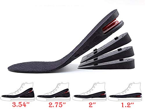 Product Cover Height Increase Insole, 4-Layer Orthotic Heel Shoe Lift kit with Air Cushion Elevator Shoe Insole Lifts Kits Inserts for Men & Women Taller Insoles 1.2