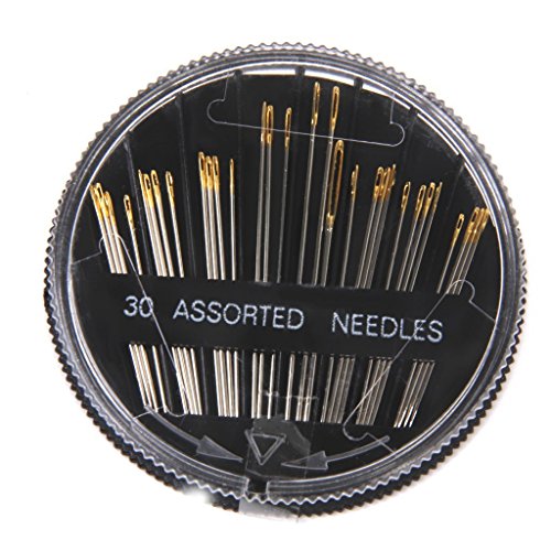 Product Cover Electomania 30 Pieces in 1 Set Assorted Hand Sewing Steel Needles for Embroidery Mending Craft Quilting