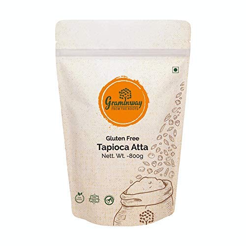 Product Cover Graminway Tapioca Flour, Sabudana (Sago) Atta Whole Grain Gluten Free Healthy 800 Gm (28.22 OZ)
