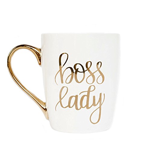 Product Cover Sweet Water Decor Boss Lady Gold Coffee Mug Unique Gifts Coffee Cup Tea Cup Coffee Gifts Boss Gifts Tea Mug Coffee Mugs Mom Gifts For Women Nurse Gifts Best Friend Gifts Office Gifts Girl Boss Cups