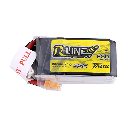Product Cover TATTU R-Line 850mAh 14.8V 95C 4S LiPo Battery Pack with XT30 Plug for Multirotor FPV from Size 100 to 180