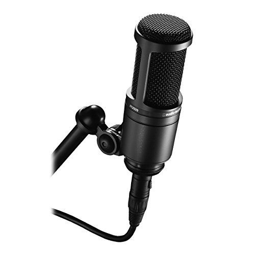 Product Cover Audio-Technica AT2020 Cardioid Condenser Studio Microphone, Black (Renewed)