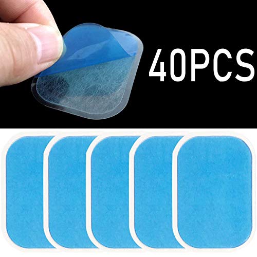 Product Cover Lucky Star 20 Sets of 40 Pads Abs Trainer Replacement Gel Sheet for EMS AB Trainer, Waist Trimmer Belt, ABS Toner Body Muscle Trainer,ABS Stimulator.