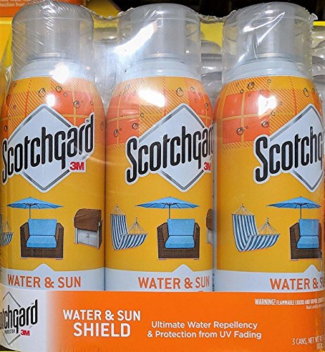 Product Cover Scotchgard Water & Sun Shield with UV Protector Bonus 3 x 10 oz Cans