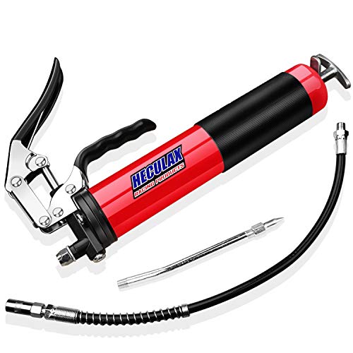 Product Cover AcPulse 6000 PSI Heavy Duty Professional Quality Pistol Grip Style Grease Gun with 18